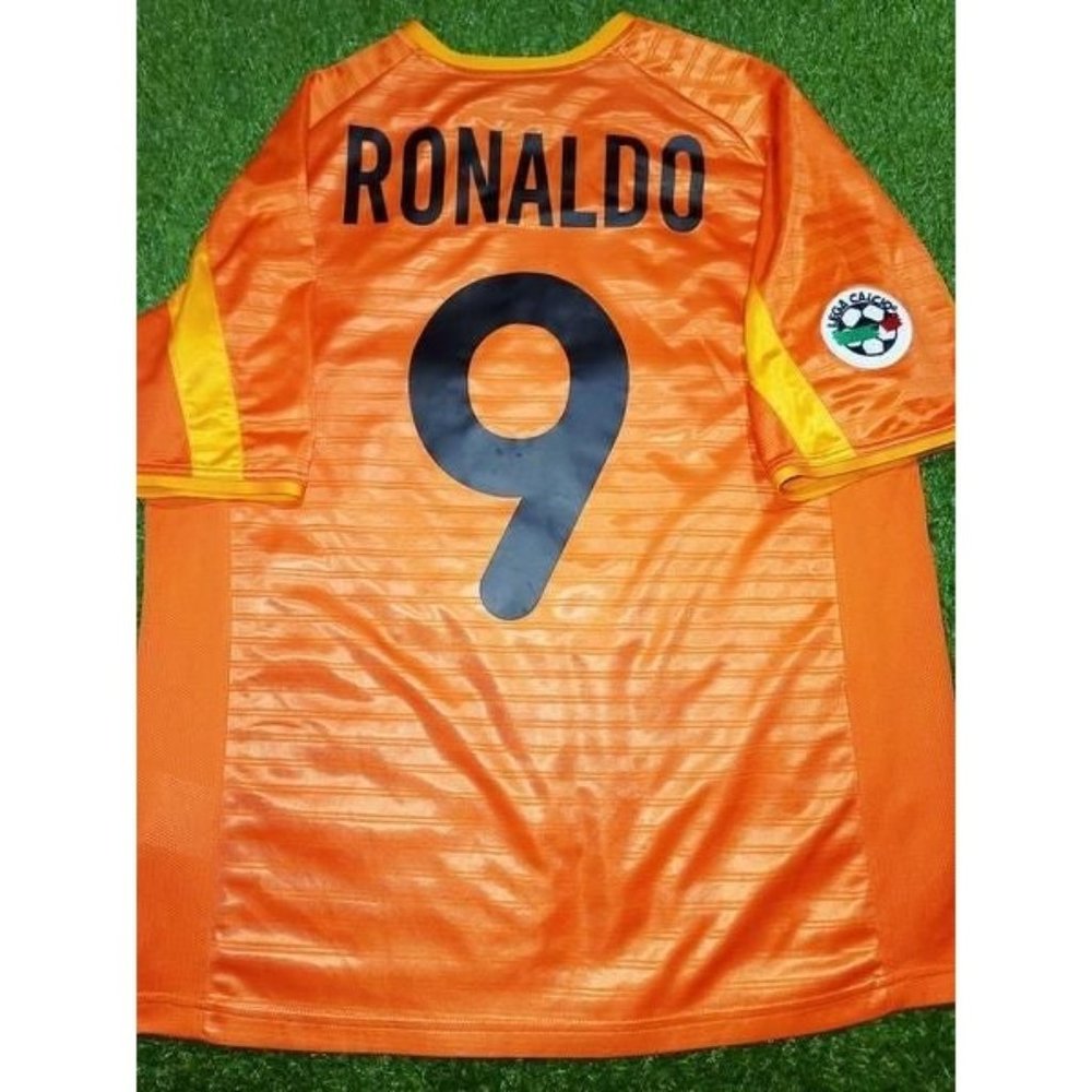 Ronaldo Inter Milan 2001 2002 Nike Soccer Jersey M